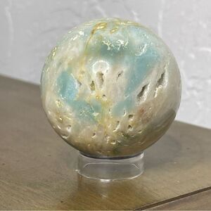 Crystal Droozy Agate Sphere